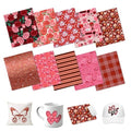 HTVSTD Rose Sublimation Transfer Ink Paper 10 Sheets 12 * 10in - color: Lace-10