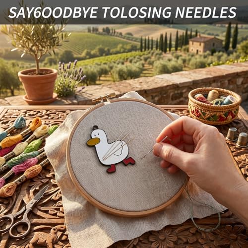 Black Cute Duck Magnetic Needle Minder 1Pack Strong Magnet Holder Cross Stitch Embroidery Sewing Needlepoint Accessories