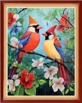 Funxvoot Stamped Cross Stitch Kits Beginners Full Range of Embroidery Kits for Adults 11CT Embroidery Patterns Needlepoint Kits Printed Cross Stitch Kits-Flower Birds 16x20 inch, Craftsstyle10 - color: Craftsstyle10