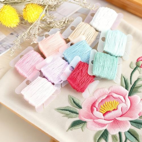 Embroidery Floss Organizer with 24 Compartments
