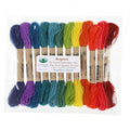 Valdani 100% Australian Virgin Wool Thread Collection Size 8 Thread 12 Brights