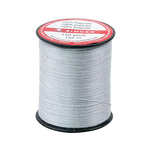 SINGER 60023 All Purpose Polyester Thread, 150-Yard, Nugrey - color: Nurgrey, size: 1- Pack