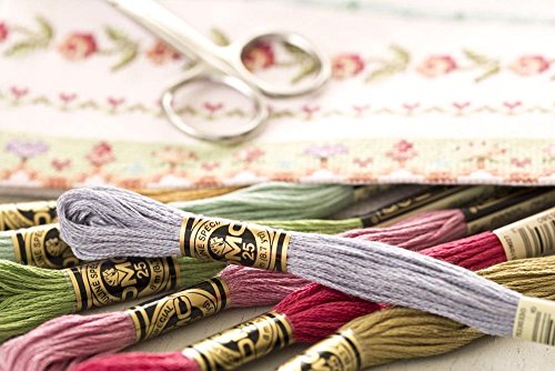DMC 117-224 Six Strand Embroidery Cotton Floss, Light Shell Pink, 8.7-Yard