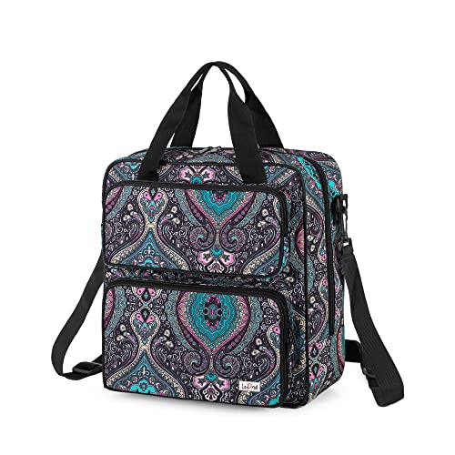 LoDrid Embroidery Storage Bag, Portable Embroidery Project Carry Case,Totem