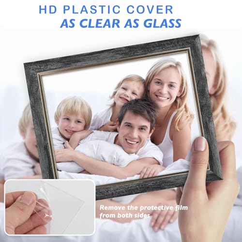 XUANLUO 8x10 Picture Frames Set of 4,Rustic Retro Photo Frame(Grey) - color: Grey-4pcs, size: 8 x 10 inch