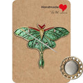 Needle Minder Magnet, Magnetic Needle Minder, Needle Minders Magnetic Cross Stitch Accessories, Magnetic Needle Holder, Life Tree, Butterfly, Cats, Owl, Heart (Green Butterfly) - size: Green Butterfly