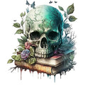 Moohue Stamped Cross Stitch Kits for Adults Clearance Skull 14CT Pre Printed Cross Stitch Kits for Beginners (Skull 3) - color: Skull 3