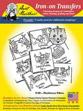 Mischievous Kittens Aunt Martha's Hot Iron Embroidery Transfers