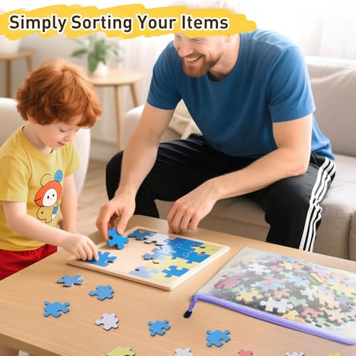 26pcs Mesh Zipper Pouch Bags, 8 Sizes Zippered Storage Bags for Organizing