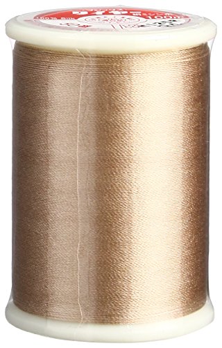 Superior Threads Tire Silk #50 3-Ply 50-Weight High Sheen Silk Embroidery Quilting Sewing Thread - 109 Yard Spool (#094 Soft Hazel) - color: Soft Hazel