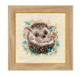 RIOLIS R1753 Little Hedgehog Counted Cross Stitch Kit 5.12 x 5.12 in - style: Modern