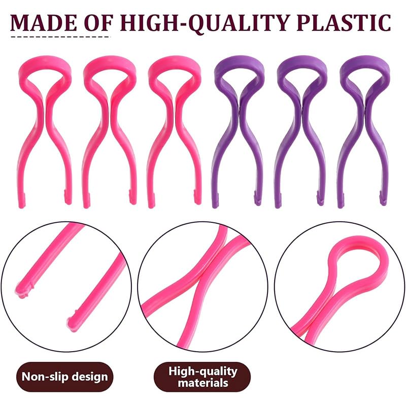 100 PCS Bobbin Holder – Colorful Bobbin Clips for Sewing Machine Accessories, Spool Organizer and Embroidery Supplies