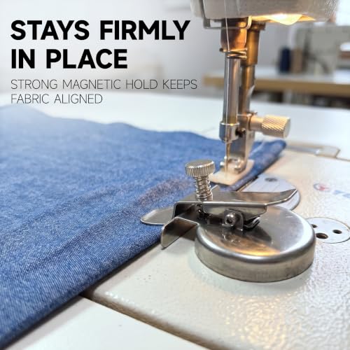 3 in 1 Magnetic Seam Guide for Sewing Machine with Seam Ripper - size: 3 in 1 Circle Seam Guide