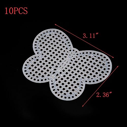 MY MIRONEY 10Pcs Mesh Plastic Canvas Kits, Butterfly Shape - style: Butterfly