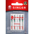 SINGER Universal Regular Point Sewing Machine Needles, Size 70/10-5 Count - style: 70/10