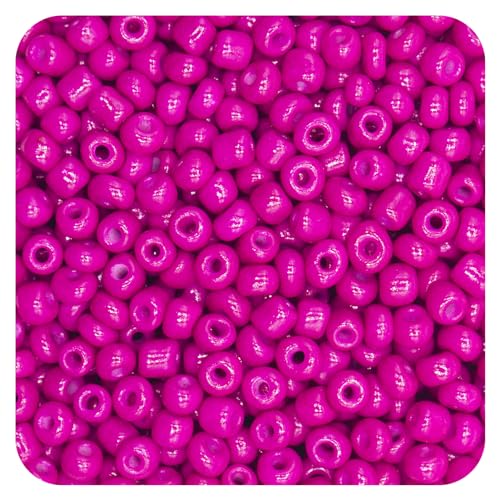 4mm Beads for Jewelry Making, 1000 Pcs Pony Beads Bulk for DIY Bracelet Earring Necklace Craft Supplies (Rose Red) - color: Rose Red