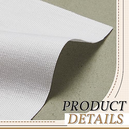 Peryiter 150 Pcs White Cotton Fabric Squares 2.5 x 2.5 Inch Precut Quilting - size: 2.5 x 2.5 Inch
