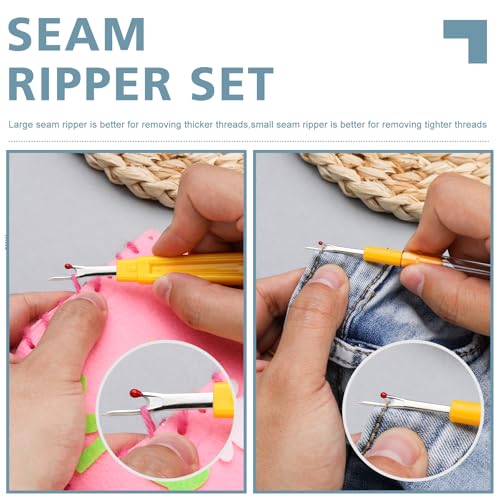 Seam Ripper, 4 Big and 4 Small Rippers for Sewing, Stitch Remover Tool - size: Universal model