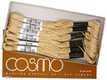 Cosmo No. 25 Embroidery Thread 8 m Bundles Col. 306 Cream Series 1 Box Pack of 6 Bundles - color: Cream