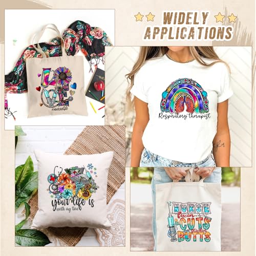 Health Autumn Iron on Transfers Heat Transfer Viny 36pcs - color: Bohemian-12