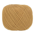 MECCANIXITY Crochet Thread Pearl Cotton Size 3 Champagne 164 Yards for Crocheting Tatting Knitting Embroidery Sewing - color: Champagne