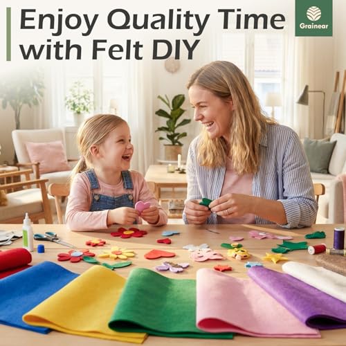 Azalea Pink Soft Felt Sheets for Crafts, 12" x 12", 1.6mm Thick, 2 Pcs - color: Azalea Pink