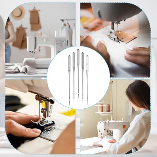 Singer Brother 100 Pcs Universal Sewing Machine Needles - Size 75/11, Heavy Duty, Quilting & Embroidery, Regular Point, Compatible with Singer Brother Old Sewing Machine
