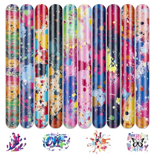 HTVRONT Splatter Heat Transfer Vinyl, 10 Sheets 12"x10" Paint Splatter HTV - color: Splatter HTV