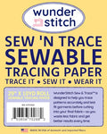 Sew & Trace Sewable Tracing Paper for Sewing Patterns – 29" x 10 Yard Roll, Pattern Paper for Garment Sewing & Fitting