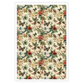 Briartw 10 Sheets Polymer Clay Transfer Paper - Vintage Botanical Pattern - Per Sheet 5.82 x 3.93 inch - Water-Soluble Transfer Sheets Disposable Stickers for DIY Clay Jewelry Earrings Making