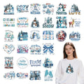 30Pcs Winter Snowman Dtf Transfers Ready to Press Iron on Transfer - color: Winter Snowman251