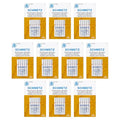 SCHMETZ Embroidery Sewing Machine Needles - Precision Needles, Size 75/11, 5-Needle Cards, Pack of 10 - style: 10 Cards (50 Needles)