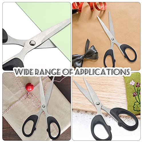 12Pack 6.3Inch Sewing Scissors Yarn Thread Craft Scissors Small Snips Trimming Nipper for Home Office School DIY Projects (Black)