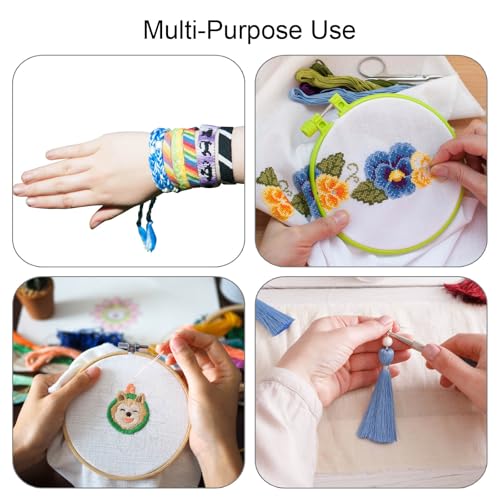 447 Colors Embroidery Floss Kit, Rainbow Thread for Cross Stitch, Hand Embroidery, Friendship Bracelet String, DIY Arts & Crafts Supplies