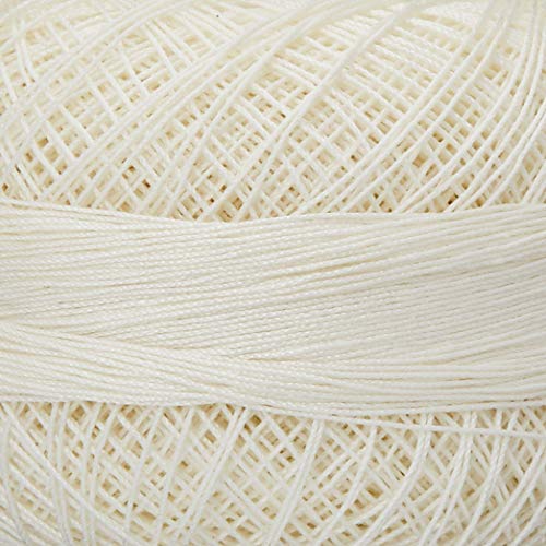 Lizbeth Size 80 HH80610 HH80 Cotton Thread 184 Yds 10G, Cream - color: Cream