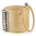 Caydo 12 Pieces 5 Inch Embroidery Hoops, Cross Stitch Hoops Ring Bulk - style: 5 Inch
