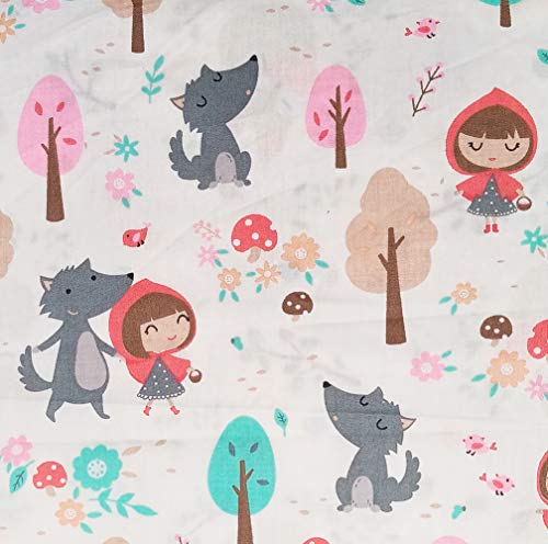 8 pcs/lot Fat Quarter Fabric Bundles 100% Cotton 19.69'' x 19.69'' (50 x 50cm) Quilting Cotton Craft Fabric Pre-Cut Squares Sheets for Patchwork Sewing Quilting Crafting, Forest Pattern. - color: M-3
