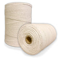 Durable Loom Warp Thread (Natural/Off White), One Spool, 8/4 Warp Yarn (800 Yards), Perfect for Weaving: Carpet, Tapestry, Rug, Blanket or Pattern - Warping Thread for Any Loom - color: Natural