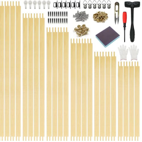 24-Pc Needlepoint Stretcher Bars Kit for Needlework & Embroidery - color: Wood-14,16,18,20,22,24 Inch 24pcs