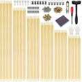 24-Pc Needlepoint Stretcher Bars Kit for Needlework & Embroidery - color: Wood-14,16,18,20,22,24 Inch 24pcs