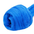 3.53oz Needle Felting Wool Roving for Needle Felting Blue Felting Wool - color: blue