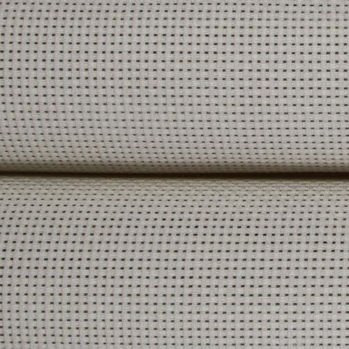 19" x 28" 11CT Counted Cotton Aida Cloth Cross Stitch Fabric (Pearl Grey) - color: Pearl Grey