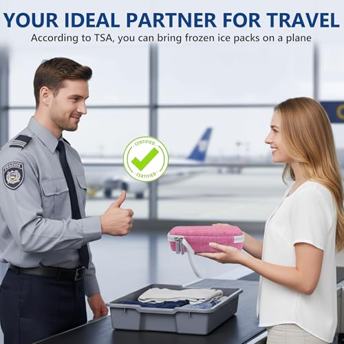 Medineed Custom-Fit Travel Case for 2 Zepbound Pen, TSA Approved - color: Pink-big-1