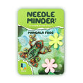Awesome Pattern Studio Needle Minder Set - Mandala Frog Magnetic Needle Minder + 2 Needle Threaders. Enamel Pin for Cross Stitch, Embroidery and Craft - size: Frog Set #1