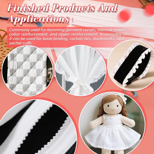 ZMAAGG Jelly Roll Fabric, 15PCS Jelly Roll, 2.55 Inch White Quilting Fabric - color: White