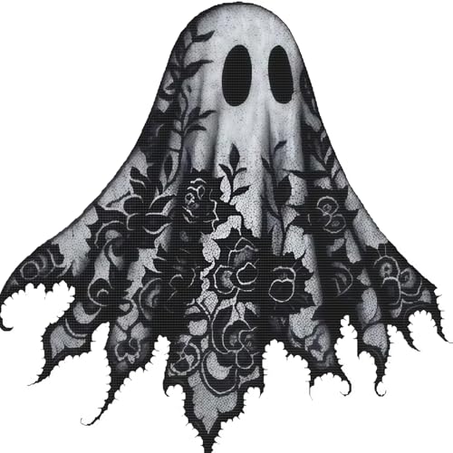 5D Halloween Ghost Diamond Painting Kits for Adults,Gothic Diamond Art Kits - color: KM1188-1
