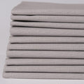 10 Pieces 18 x 21 Inches Cotton Fabric Precut Quilting Fabric Bundles Solid Colors Layer Cakes Quilt Material for DIY Craft Sewing Embroidery (Grey) - color: Grey