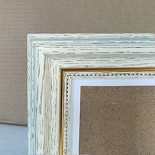 Picture Frame 5x5 White (Cream Color) Square Photo Frame Desktop Display Mount on the wall. Front opening 4.8x4.8. Plastic Panel (not Glass), Plastic Packaging (not Carton).Tips, Peel Off The Panel's Film. - color: White, size: 5x5