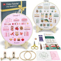 Bradove Beginner Embroidery Kit for Adults and Kids