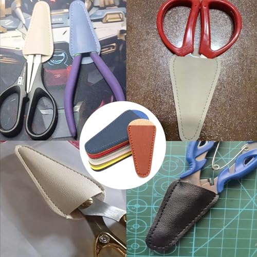 6 Pack Tailor Scissors Sheath Sewing Scissors Sheaths Thread Snips Tips Cover Protectover Fabric Scissors Blade Protective Case for Travel Safety Crafting Scissors Sewing Shears Fabric Shears